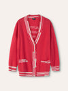 Pink Cashmere Biarritz Venise Cardigan