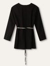 Black 21C Long Line Shimmer Tweed Jacket