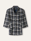 Multi Colour Checkered Tweed Cropped Sleeve Jacket