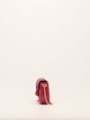 Pink Mini Rhinestone Horsebit 1955 Shoulder Bag With GHW