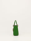 Vert Feuille Ostrich Mini Lady Dior Handbag With GHW
