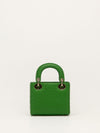 Vert Feuille Ostrich Mini Lady Dior Handbag With GHW