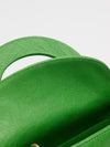 Vert Feuille Ostrich Mini Lady Dior Handbag With GHW