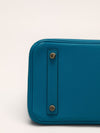 Birkin 25 Blue Zanzibar Veau Togo With PHW 2017 A Stamp