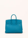 Birkin 25 Blue Zanzibar Veau Togo With PHW 2017 A Stamp