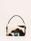 Medium Cowhide Baguette With Turquoise Stone & SHW