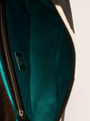 Medium Cowhide Baguette With Turquoise Stone & SHW