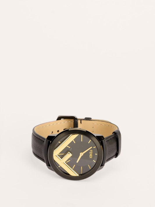 Black & Gold Fendi Run Away 41mm Watch