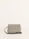 Light Azur Toy Loulou Matelassé Chevron Denim Bag With GHW