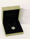 White Gold Mother Of Pearl Magic Alhambra Pendant Necklace