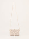 White Minaudière Trunk Crossbody Bag