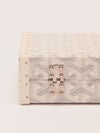 White Minaudière Trunk Crossbody Bag
