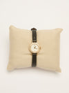 Gold Mini Faubourg Watch With Diamond-Set Bezel