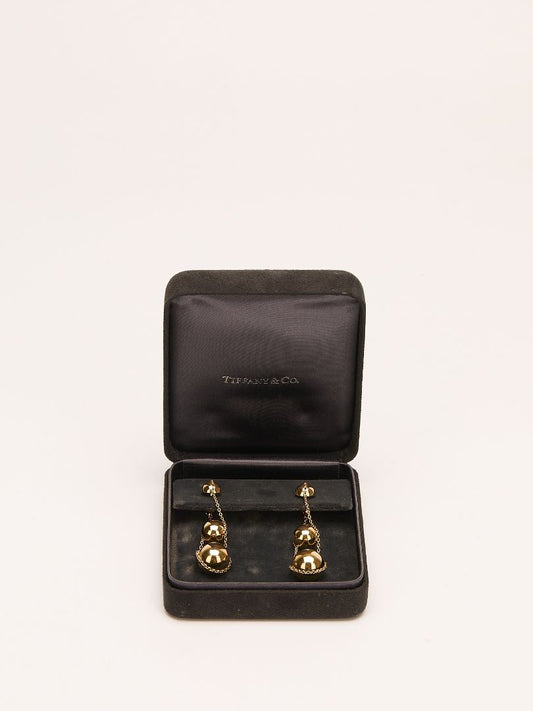 Gold Hardwear Triple Drop Earrings