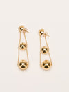 Gold Hardwear Triple Drop Earrings