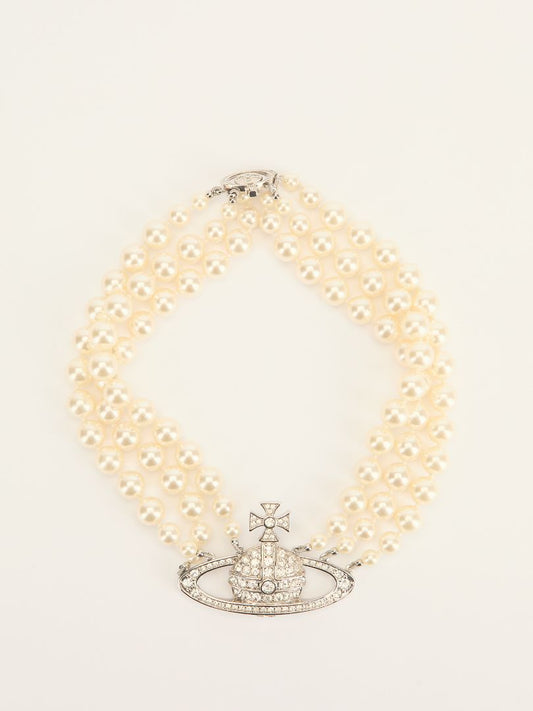 Pearl Finish Bass Relief Choker With SHW