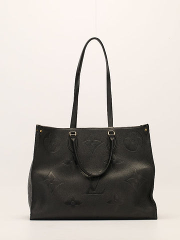 Black GM Monogram Empreinte Leather On The Go Tote