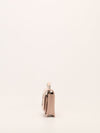 Medium Powder Pink Sunset Leather Shoulder Bag