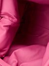 Pink Large The Pouch Woven Intrecciato Leather Clutch