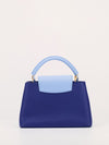 Bleu de Province Blue & Snow White MM Capucines Handbag