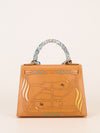 Painted Quadrige Kelly 28 Sellier Naturel Veau Butler With PHW 2023 B Stamp