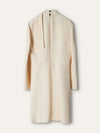 Cream Mock Neck Dress