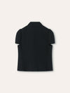 Black Wool Evening Short Sleeve Jacket
