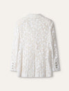 White Lace Blazer & Mini Skirt Set