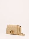 Medium Beige Caro Shoulder Bag With GHW