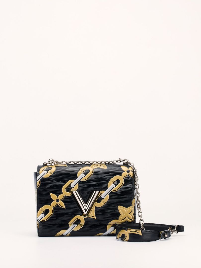 Black MM Flower Chain Epi Twist With SHW
