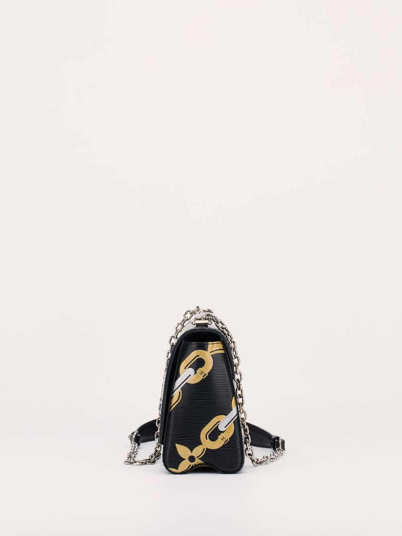 Black MM Flower Chain Epi Twist With SHW