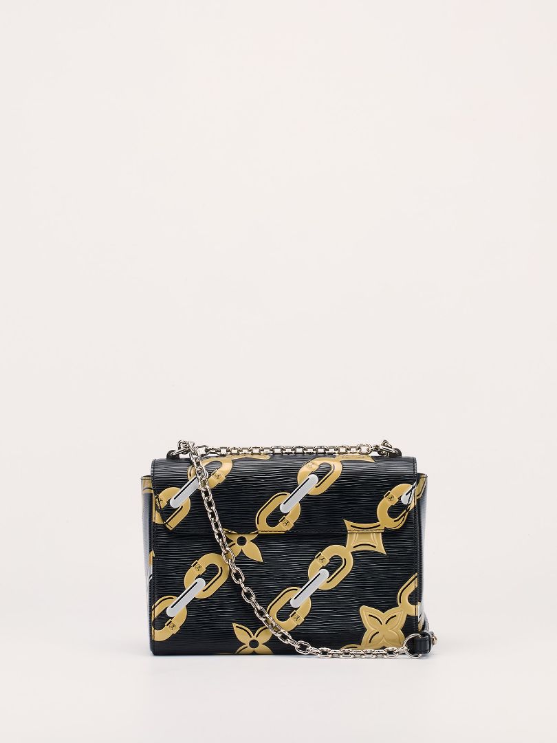 Black MM Flower Chain Epi Twist With SHW