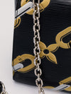 Black MM Flower Chain Epi Twist With SHW