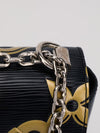 Black MM Flower Chain Epi Twist With SHW