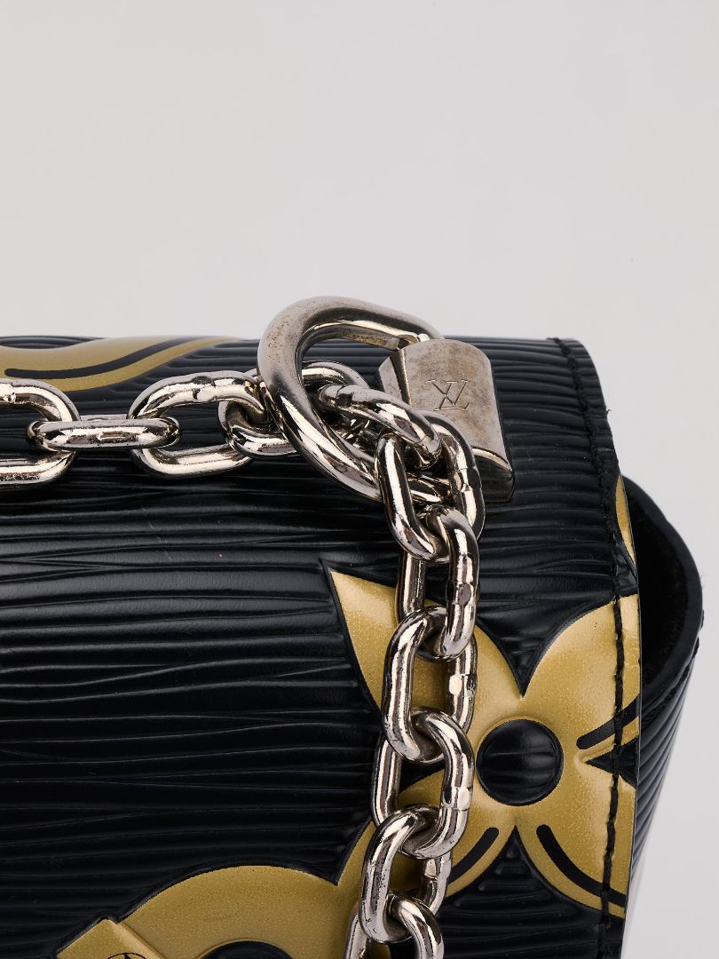 Black MM Flower Chain Epi Twist With SHW