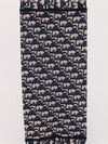 Blue & Ecru Large Book Tote