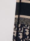 Blue & Ecru Large Book Tote