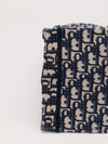Blue & Ecru Large Book Tote
