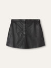 Black Leather Shorts