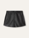 Black Leather Shorts