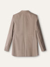 Beige Wool Blazer