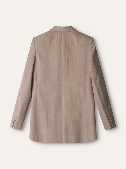 Beige Wool Blazer