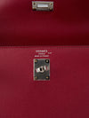 Kelly Sellier 25 Touch Rubis & Framboise Madame and Croco With PHW 2022 U Stamp