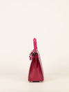 Kelly Sellier 25 Touch Rubis & Framboise Madame and Croco With PHW 2022 U Stamp
