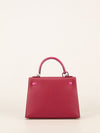 Kelly Sellier 25 Touch Rubis & Framboise Madame and Croco With PHW 2022 U Stamp