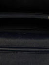Navy Square Chevron Caviar Wallet On Chain With SHW