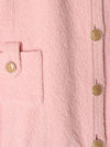 Pink 2016 Cruise Cotton Tweed Jacket