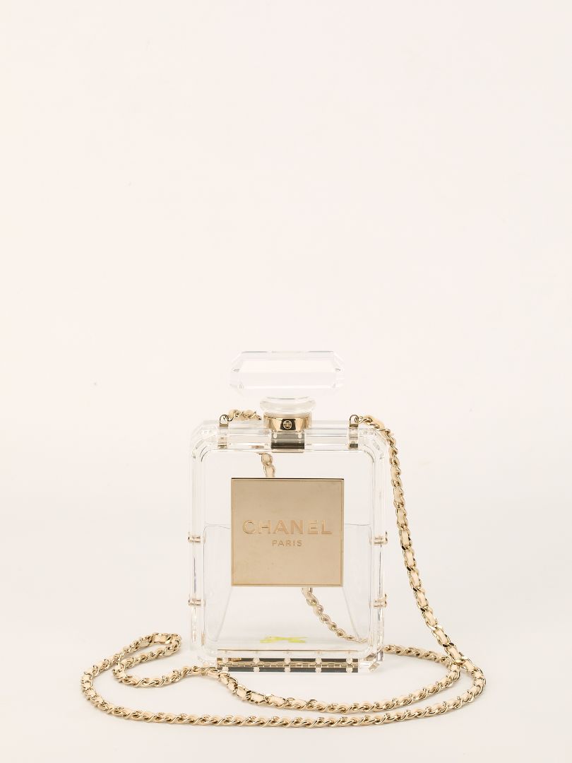 Chanel No.5 Perfume Minaudière Clutch