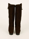 Marron Ébène Jumping Supple Suede Boots