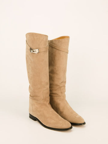 Etoupe Jumping Supple Suede Boot